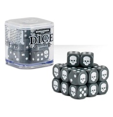 WarHammer 12mm Dice Cube- Grey